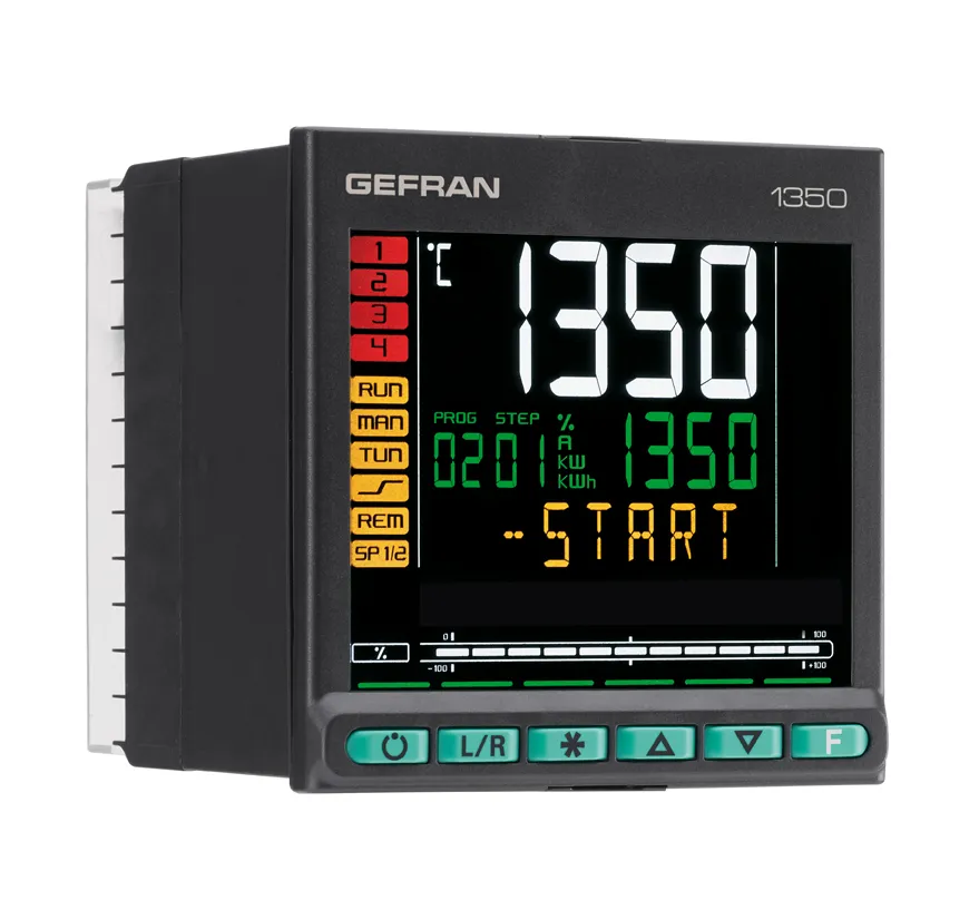 1350 Controlador de temperatura PID, 1/4 DIN - 1350