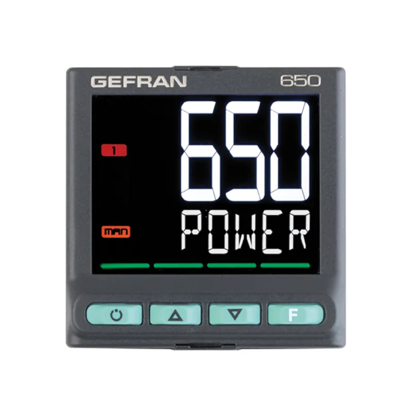 650 Controlador de temperatura PID, 1/16 DIN - 650