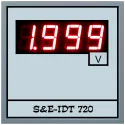 VOLTÍMETRO DIGITAL  IDT-720 - VOLTÍMETRO DIGITAL  IDT-720